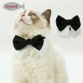 Gentleman Pet Cat Scarf Newest Design Blanco y negro Cat Bow Tie